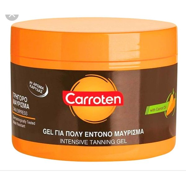 Carroten Intensive Tanning Gel Spf 0.Best tanning gel!! 150ml