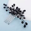 Kercisbeauty Gothic Small Cute Handmade Black Hair Pins Wedding Women Girls Prom Party Hair Jewelry Hair Styling Accessories