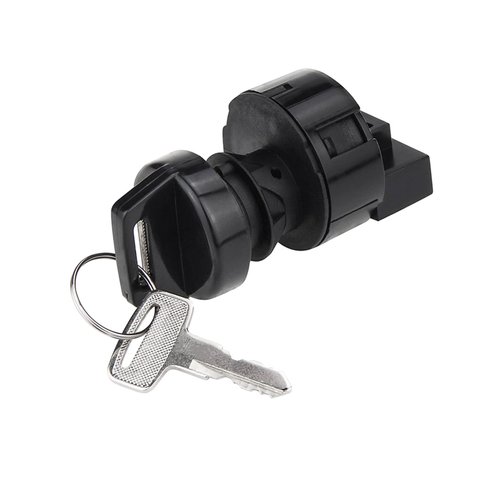 Dickno Ignition Switch with Key, Off/On/Start 3 Position 6 Pin Auto Ignition Switch Replacement C...