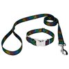 Country Brook Petz - Premium Celtic Pride Dog Collar and Leash - Irish Pride Collection with 2 Lucky Designs (1 Inch, Medium)