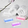 NICEMOVIC 8 Pack Two Sided Nail Brush for Cleaning Fingernails, Nylon Bristles Nail Scrubber Brush Fingernail Brush Manicure Tools Scrub Cleaning Brushes Kit Use for Toe Nail Cleaning (Random Colors)