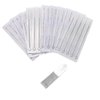 Tattoo Needles,New Star Tattoo 50pcs 15 Flat Shader Pre-made Sterile Tattoo Needles Tattoo Needle 1215F