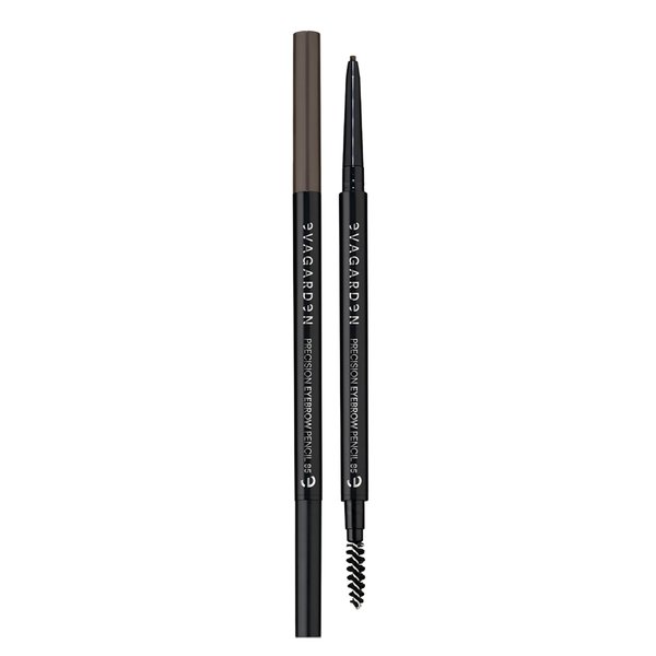EVAGARDEN Precision Eyebrow Pencil - Fragrance-Free Eyebrow Makeup for Natural and Well-Groomed Effect - Paraben-Free - 85 Dark - 0.001 oz