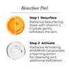 NassifMD Micro-Spa Vitamin C Skin Peel BHA Chemical Exfoliant for Face, Chemical Face Peel with Vitamin C Mask, AHA BHA Facial Peel, Chemical Peel for Face at Home, Face Exfoliant with Salicylic Acid