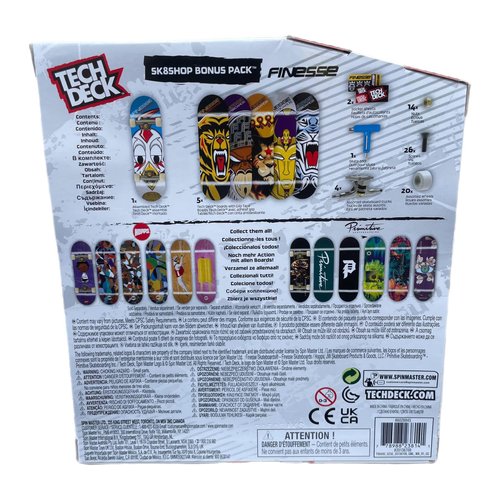 TECH DECK Sk8shop Pack Mini Finger Skateboard Multi Pack 2022 Series (Hopps (Sk8shop Pack))