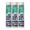 Vegan Lip Balm Sweet Mint by Eco Lips flavor 3 Pack Natural Bee Free with Candelilla Wax, Organic Cocoa Butter, & Coconut Oil Lip Care. 100% Plastic-Free Plant Pod Packaging - Made in USA