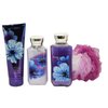 Bath & Body Works Signature Collection Moonlight Path Gift Set - Bundle - 4 items: Ultra Shea Cream, Body Lotion, Shower Gel, and Shower Sponge