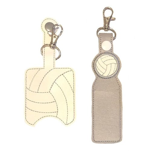Volleyball Hand Sanitizer Holder And/Or Lip Balm Holder
