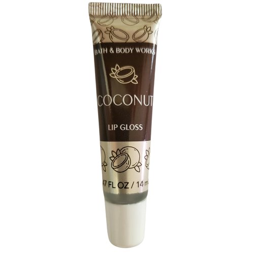 Bath & Body Works Coconut Lip Gloss .47 Fluid Ounces Full Size