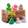 Assorted Rubber Ducks Jeep Ducks for Ducking 20pcs in Gift Box - 2" Rubber Ducks Bath Toys for Toddlers 1-3 Party Favors - Summer Beach Pool Toys Baby Shower Gifts Pinata Stuffers Prizes for Kids