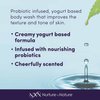 NxN Happy Dance Cheerful Body Wash, Lily Pear Scented Creamy Yogurt Probiotic Natural & Organic Formula, 8 Fl Oz