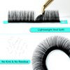 VAVALASH Cashmere Lashes 0.03/0.05/0.07 Premium Lashes Volume Eyelash Extensions 8-20MM Individual Silk Lashes, Soft Super Matte Black Professional Lashes Extension Tray Supplies (0.05-D-8-15MM)
