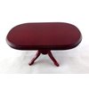 Dollhouse Miniature Mahogany Oval Dining Table