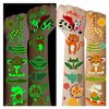 Cerlaza 136 Styles Luminous Animals Temporary Tattoos for Kids, Jungle Theme Party Supplies Favors for Boys and Girls, Safari Zoo Wild One Birthday Decorations Toddlers Tatoo-10 Sheets