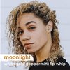 True Moringa Tinted Lip Balm - Moonlight White Gold Peppermint Lip Whip - Luxury Organic Lip Gloss Tinted Moisturizer - Natural Vegan Lip Tint Shimmer - 0.25 Ounce