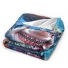 Funny Shark Blanket Ocean Throw Blanket Shark Gifts and Decor Shark Blanket for Girls Women Men Boys Soft Warm Cozy Fleece Blanket for Couch Sofa ​Bed 50"x40"