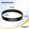 KEEPOW Replacement Belts for Bissell PowerSwift/Aeroswift/Powertrak Upright Vacuum Compatible with Models 1808, 18082, 25982, 2598, 2613, 2612, 1009, Replace Part 1600319&YMH28950, 2 Pack