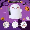 Finebee Halloween Ghost Plush Reversible Ghost Plushie - Angry + Scared - Cute Sensory Ghost Stuffed Animals Home Decor for Boys and Girls(Boo Ghost,10 Inch)