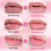 JEFHOMKIT Lip Sleeping Mask,Moisture Lip Mask Overnight,Night Repair Sleeping Lip Balm,Sleeping Lip Butter Balm to Moisturize & Nourish Dry Cracked Lips,Lip Treatment Mask,Peach Lip Mask(20g, 0.7 oz)