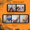 Halloween Temporary Tattoos Spider Web Temporary Tattoo fake tattoos Spider Bat Dark Waterproof Face Body Temporary Sticker Costume Makeup Tattoos Kit (12 sheets) for Adults and Kids