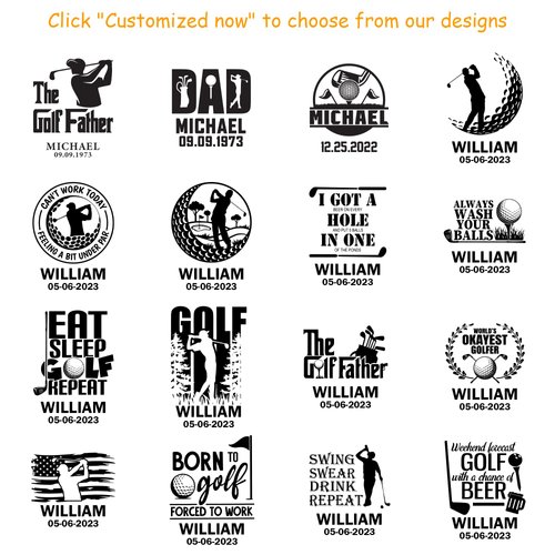 BOBI CARE Custom Retiring Teacher Gifts Golf tee and Ball Box, Personalized end of The Year Teacher Gift Golf Gift Set, Engraved Thank Teacher Gifts Bespoke Golf Treasure Box