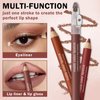 AOAZXBB 12 Colors Lip Liner Set Lip Liner Pencil Natural Nude Brown Matte Lip Liner Long Lasting Smooth Lip Liner for Daily Lip Makeup