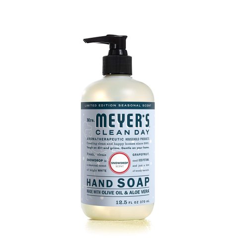 MRS. MEYER'S CLEAN DAY Liquid Hand Soap, Snow Drop (12.5 Fl Oz (Pack of 1))