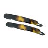 French Amie Rounded Oblong Small 2.5" Cellulose No Metal Set of 2 French Hair Slides Clips for Women Tige Boule Clasp Handmade Girls Side Slide-in Barrette Clip Paris Hair Accessories for Women Strong Hold No Slip Grip Fashion Durable and Styling, Made in