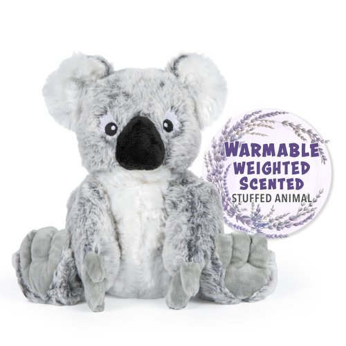 Warm Pals - Cuddly Koala - 1.5lbs - Cozy Microwavable Lavender Scented Plush Toys - Heated Stuffed Animal - Heatable Coolable Bedtime Comfort Plushie