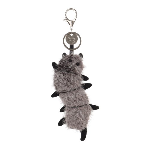 Apricot Lamb Devil Centipede Cute Keychain, Soft Stuffed Plush Keychain Toys for Kids’ Backpack, Purse, 5.2 Inches (Black)