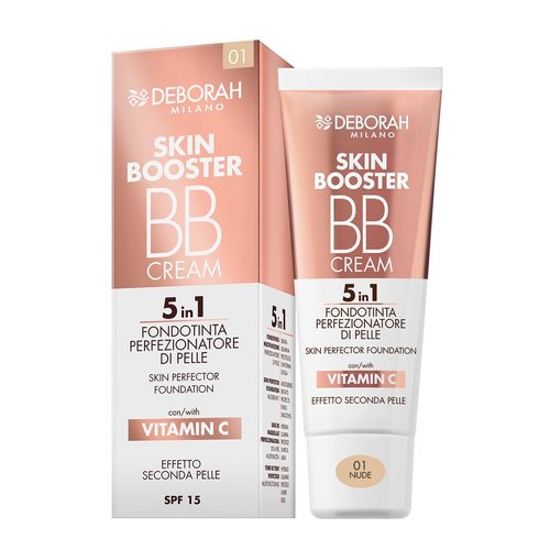 Deborah Skin Booster BB Cream whit Vitamin C n. 01 Nude, 1 Unit – Made In Italy