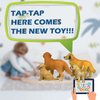 Gemini&Genius Dog Toys for Kids, Golden Retriever Family Playset, Detail and Realistic Puppy Action Figures, Pet Doggy Toys, 2-4 Inches Length - Baby Shower Cake Toppers or Toy Gifts for Kids