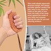 Labor Comb Set, Wooden Birthing Comb Childbirth Birth Hair Comb with Storage Bag & Lanyard Labor Gift for Women Pregnancy Comb Labor Essentials for First Time Moms Pregnancy Gift