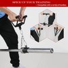 Single Eyelet Landmine Attachment with Chain Fits 2 inch Olympic Bars T-bar Row Attachment