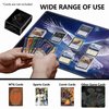 Strong Magnet Card Case Deck Box Mtg Card Box Playing Card Box Magic Deck Box Tcg Up to 200 Cards Creative Pattern Trading Card Storage Box for Collectible Card Games, Menacing Black Spider