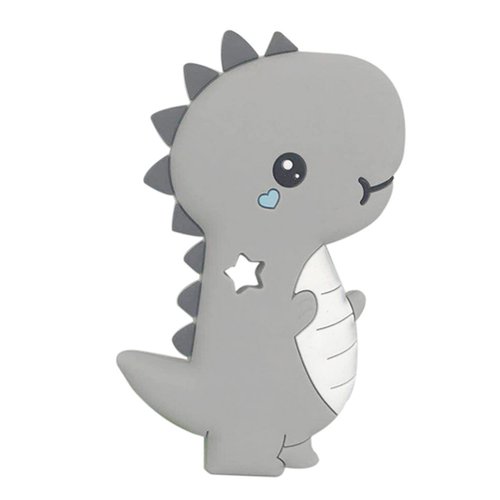 Teething Toys 3-6 Months, Teethers for Babies 3-6 6-12 Months for Teething Relief, Baby Teether Teething Toys 100% Silicone, Newborn Infant Sensory Baby Toys 0-6 Months,bebe mondo (Dino)