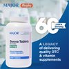 MAJOR Senna 8.6 mg Natural Vegetable Laxative Tablets - Made with Sennosides - 1000-Count (1-Pack)