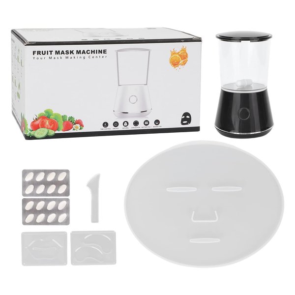 Hozee Face Cream Maker Machine, Facial Treatment DIY Fruit Vegetable Mask Maker Machine, Facial Mask Machine with Lip Eye Mold, Collagen Capsules