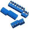 Tnisesm/70pcs 2 Pin & 3 Pin 5mm/0.2inch Pitch PCB Mount Screw Terminal Block Connector (Can be Spliced) TN-T03B