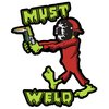 Welding Stickers for Welding Hood & Tool Box – 100% Vinyl Stickers – Stickers for Adults – Badass Welder Stickers Including, Flux, Rods, Hood, Flash, Fire, Welds