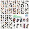 Halloween Party Favors, 30 Sheets Luminous Halloween Temporary Tattoos for Kids, Glow In The Dark Tattoos Stickers for Boys Girls Birthday Decorations Gifts, Halloween Goodie Bags Stuffers Supplies