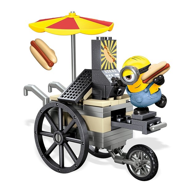 Minions toys Mega Bloks Minion Movie Flying Hot Dogs