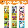 JOYIN 36 PCS Halloween Craft Stickers Party Favors Make a Face Stickers Witch Vampire Self Adhesive DIY Stickers for Halloween Kids, Party Game Stickers, Kids Party Favor Supplies Craft