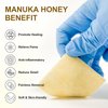 Ceeport Manuka Honey Calcium Alginate Wound Dressing, 2"x 2" High Absorbency Honey Wound Dressing with Calcium Alginate, Medical Grade Manuka Honey Wound Care Bandages Patches for Wounds(Pack of 10)