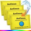 Anfinso 4 Pack X 100 Gram Rechargeable Desiccant Silica Gel Packets, Moisture Absorbers Desiccant Dehumidifier Bags for Gun Safes, Closet, Cars, Totes, Storage Bins, Reusable
