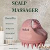 Scalp Massager for Hair Growth with Soft Silicone Bristles Exfoliating Scalp Scrubber for Dandruff and Dry Scalp Wet and Dry Hair Care Brush