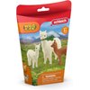 Schleich Farm World 4-Piece Alpaca Playset with Mother and Baby Alpacas - Educational and Durable Farm Animal Playset Figurines, Fun and Imaginative Play for Boys and Girls, Gift for Kids Ages 3+