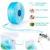 Coconut-Oil Infused Woven Dental Floss,Deep Clean Natural Vegetable Waxed Floss,Extra Wide Cleaning and Slides Smoothly & Easily,PFAS Free | Coconut Flavored(33 Yds x 2 Unit)