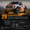 XRIDONSEN 2PCS 60 inch Emergency Truck Strobe Lights Strip 720 LED Running Board Lights Bar Amber White Flashing Warning Hazard Safety Side Step Lights for Trucks Construction Vehicles Pickup SUV JEEP