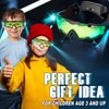Uten Night vision Goggles for Kids, Adjustable Elastic Band Glasses with LED Light Beams, Spy Gear with Flip-Out Lights Green Lens, Spy Role Play, Birthday Gifts and Christmas Gifts for Kids.